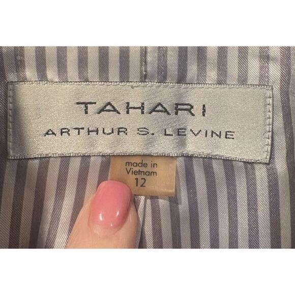 Tahari Arthur S. Levine Grsy Blazer Suit Jacket‎ Career Womens Size 12 - Picture 3 of 4